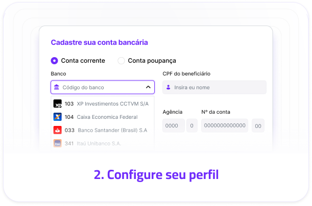 Cartão de configuração