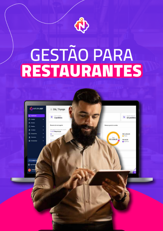 Natural Bot » EBOOK: Gestão para Restaurantes - Natural Bot