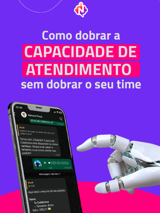 Escale a vendas do seu delivery via WhatsApp com o CoPiloto de Vendas da Natural Bot